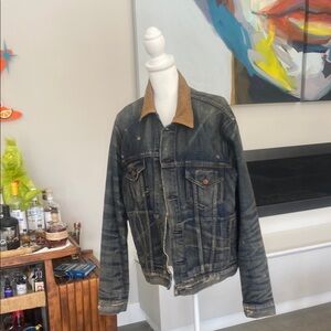 Denim & Supply Ralph Lauren Blue Tan Lightweight Jacket